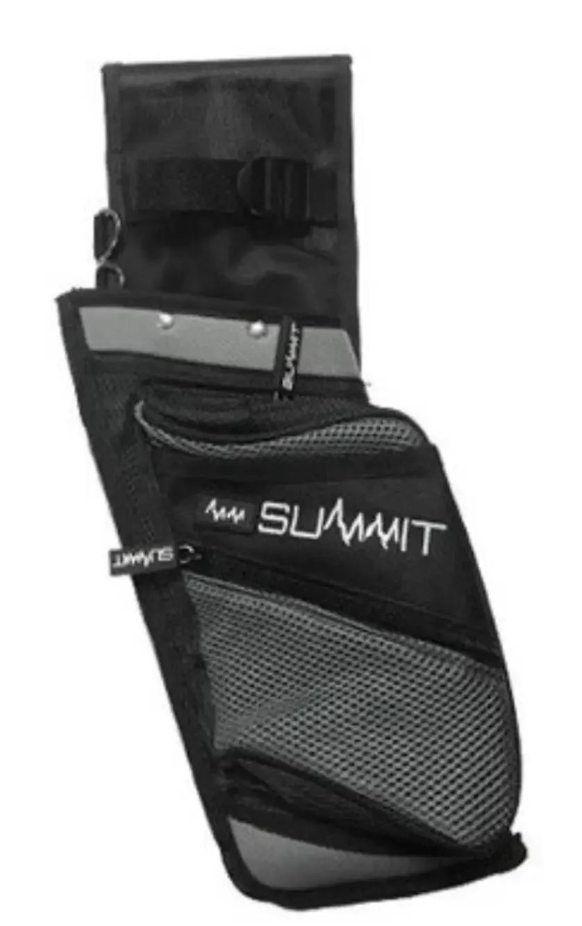 NIB Summit Archery Deluxe Field Quiver Black/Gray – Archery Arrow Hip Quiver